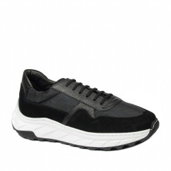 Zapatos casuales/deportivos para hombre 986 negro combinado