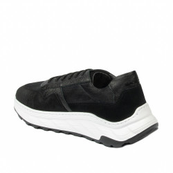 Zapatos casuales/deportivos para hombre 986 negro combinado