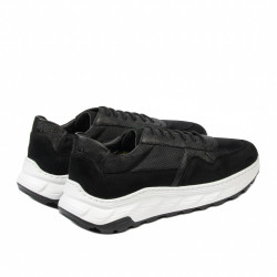 Zapatos casuales/deportivos para hombre 986 negro combinado