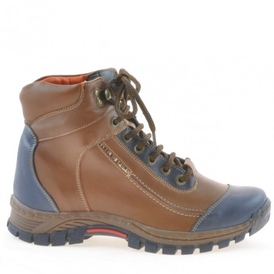 Botas adolescentes 479 marrón+índigo