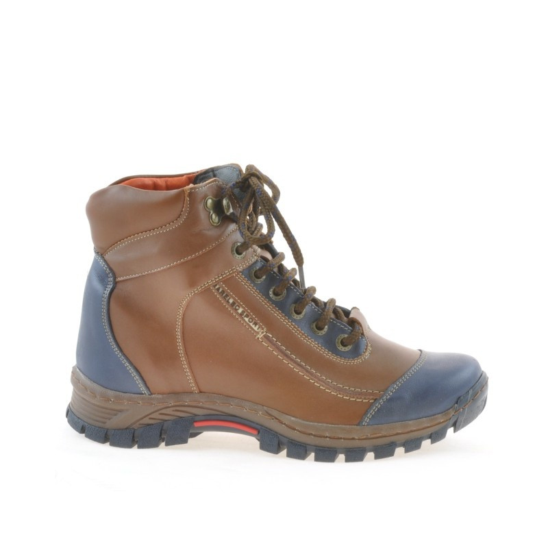 Botas adolescentes 479 marrón+índigo
