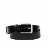 Cinturón de hombre 15-1b negro brillante