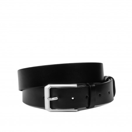 Cinturón de hombre 15-1b negro brillante