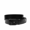 Cinturón para hombre 15b negro brillante