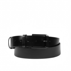 Cinturón para hombre 15b negro brillante