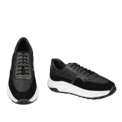 Zapatos casuales/deportivos para hombre 986 negro combinado