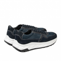 Zapatos casuales/deportivos para hombre 986 índigo combinado