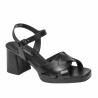 Sandalias de dama 1307 negro