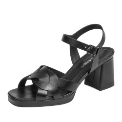 Sandalias de dama 1307 negro