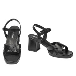 Sandalias de dama 1307 negro