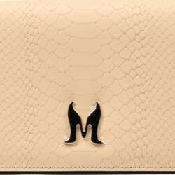 Bolso de mujer de hombro 029g 01 croco nude