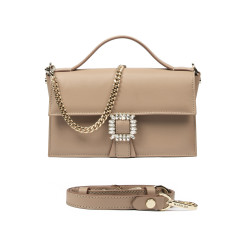 Bolso de mano para mujer 039g mocha mousse