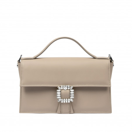 Bolso de mano de mujer 039g 01 taupe
