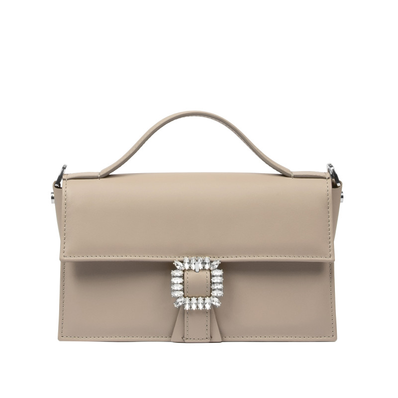 Bolso de mano de mujer 039g 01 taupe