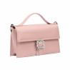 Bolso de mano para mujer 039g 01 rosa empolvado