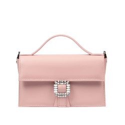 Bolso de mano para mujer 039g 01 rosa empolvado