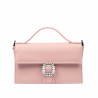 Bolso de mano para mujer 039g 01 rosa empolvado