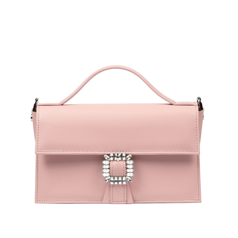 Bolso de mano para mujer 039g 01 rosa empolvado