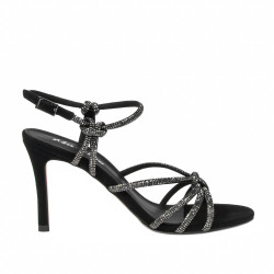 Sandalias de mujer 1342 negro ante