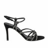 Sandalias de mujer 1342 negro ante