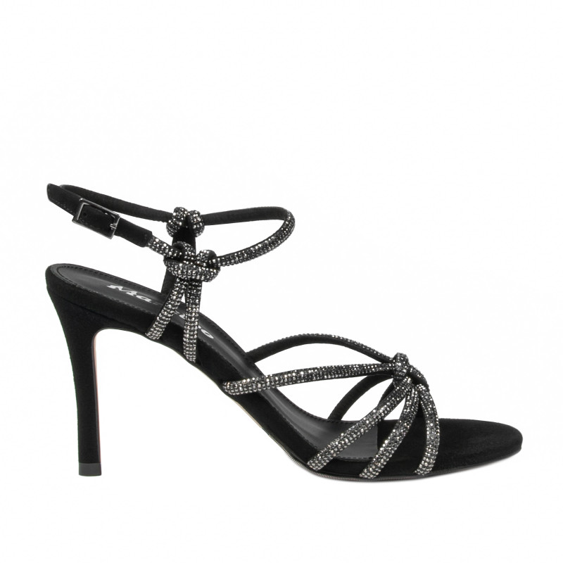 Sandalias de mujer 1342 negro ante