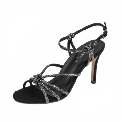 Sandalias de mujer 1342 negro ante
