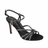 Sandalias de mujer 1342 negro ante