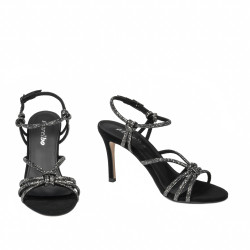 Sandalias de mujer 1342 negro ante