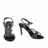 Sandalias de mujer 1342 negro ante