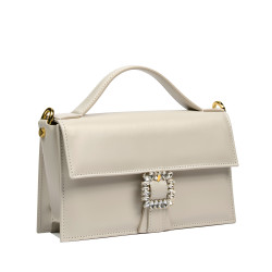 Bolso de mujer de mano 039g marfil