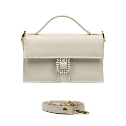 Bolso de mujer de mano 039g marfil