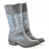 Botas de mujer 225 gris combinado