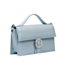 Bolso de mano para mujer 039g 01 azul