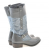 Botas de mujer 225 gris combinado
