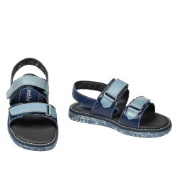 Sandalias para niños 326 índigo combinado