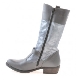 Botas de mujer 225 gris combinado