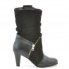 Botas de mujer 1117 negro antílope combinado
