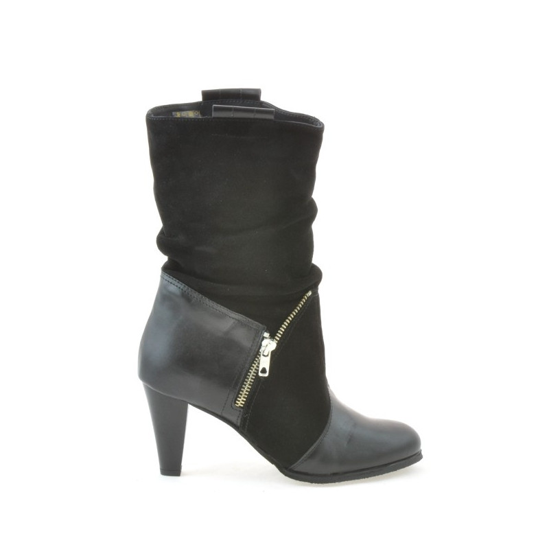 Botas de mujer 1117 negro antílope combinado