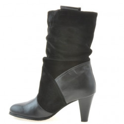 Botas de mujer 1117 negro antílope combinado