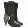Botas de mujer 1117 negro antílope combinado