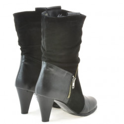 Botas de mujer 1117 negro antílope combinado