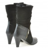 Botas de mujer 1117 negro antílope combinado