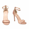 Sandalias mujer 1349 satén nude