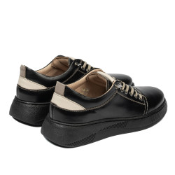 Zapatos deportivos para adolescentes 8006 negro combinado