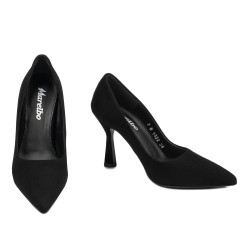 Zapatos elegantes de mujer 1322 negro antílope