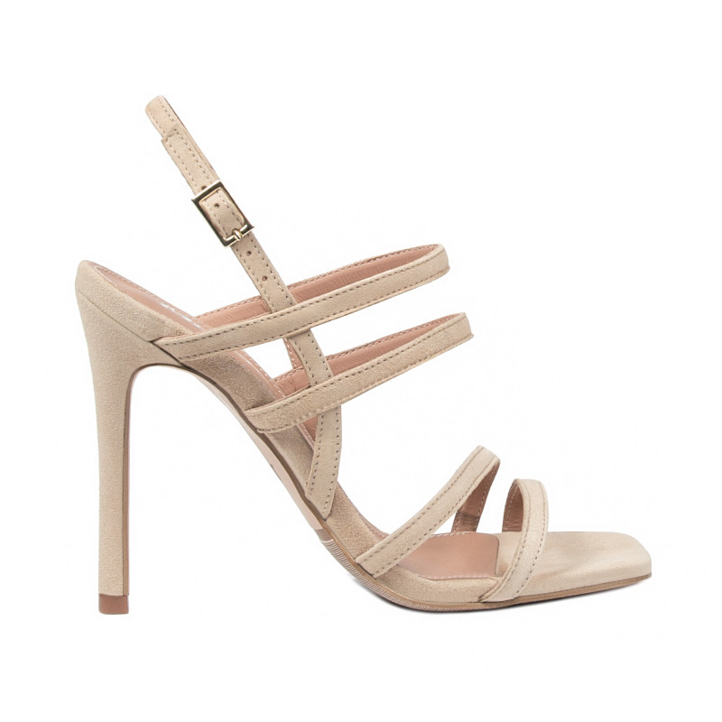 Sandalias mujer 1345 beige ante