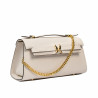 Bolso de mujer de hombro 041g panna safiano