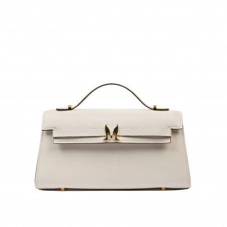 Bolso de mujer de hombro 041g panna safiano