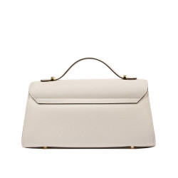 Bolso de mujer de hombro 041g panna safiano