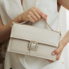 Bolso de mujer de mano 039g marfil lifestyle